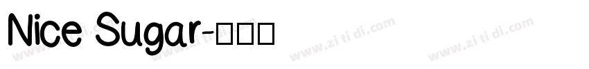 Nice Sugar字体转换